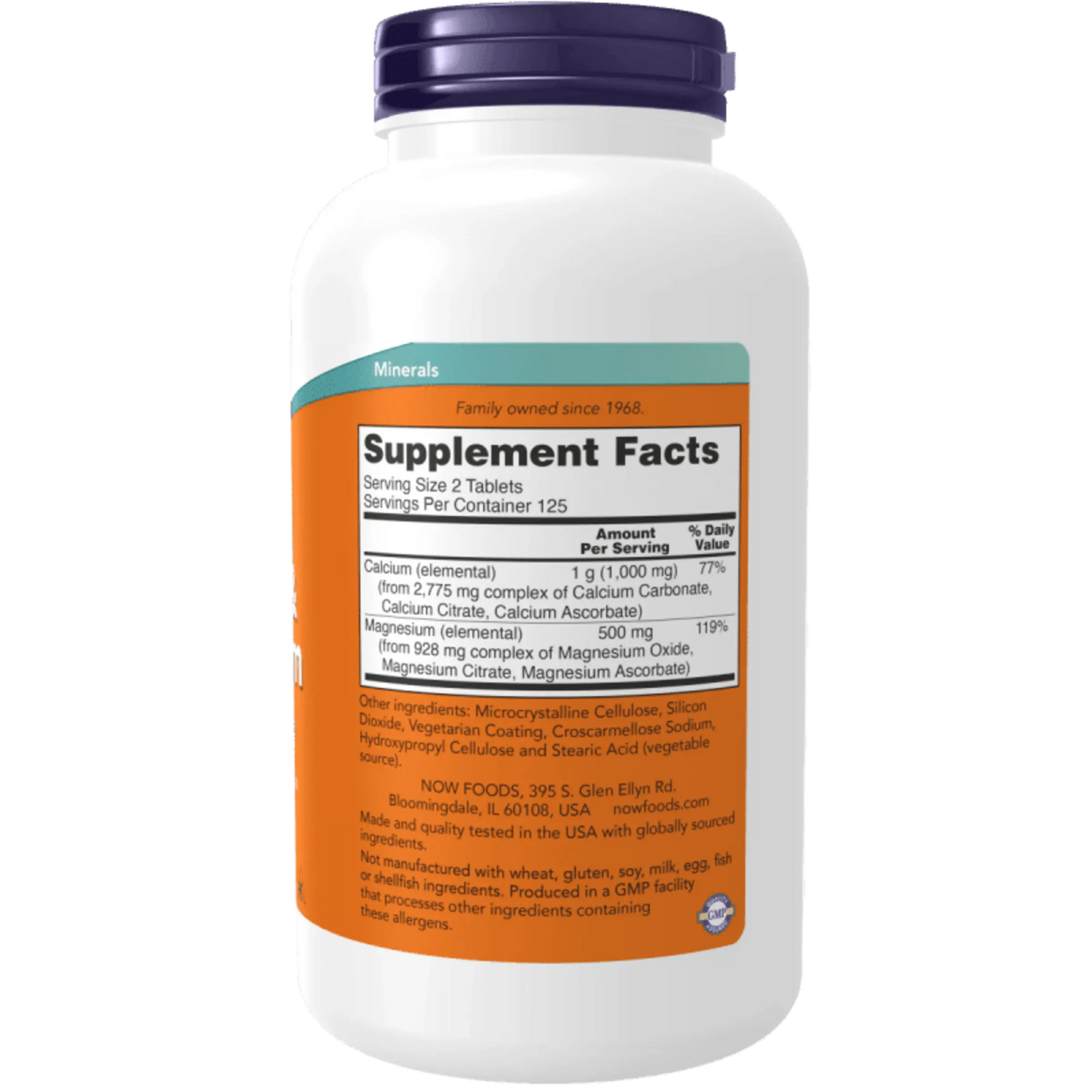 Now Foods, Calcio y Magnesio (250 tabletas)