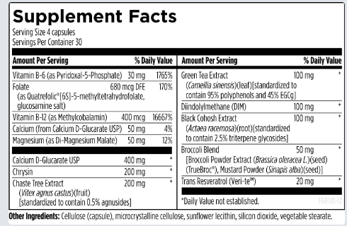 Designs for Health Suplementos Designs for Health, Femguard y Equilibrio™ (120 cápsulas)