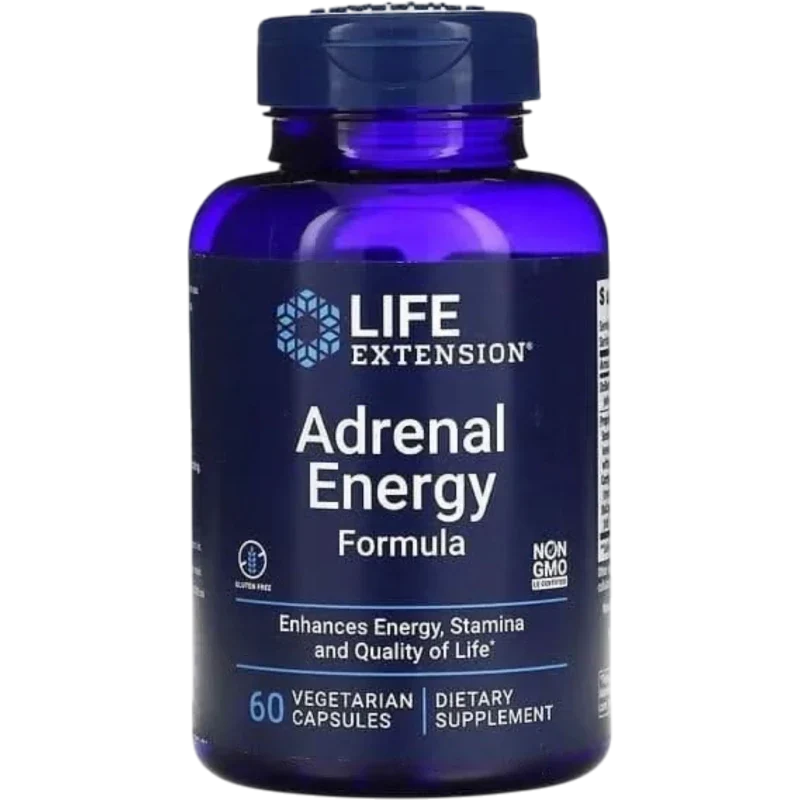 LIFE EXTENSION Herbal Energia Suprarrenal (60 veg caps), Life Extension