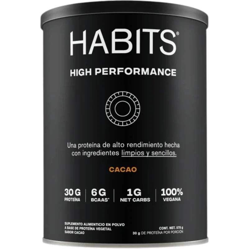 HABITS Proteína Habits, Proteína para Alto Rendimiento 578 g (Cacao)