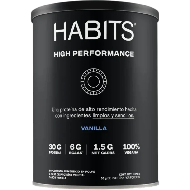 HABITS Proteína Habits, Proteína para Alto Rendimiento 1078 g (Vainilla)