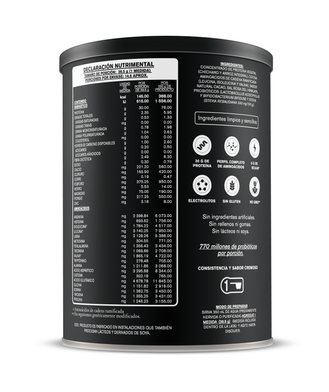 HABITS Suplementos , Deportes Habits, Proteína para Alto Rendimiento 578 g (Cacao)