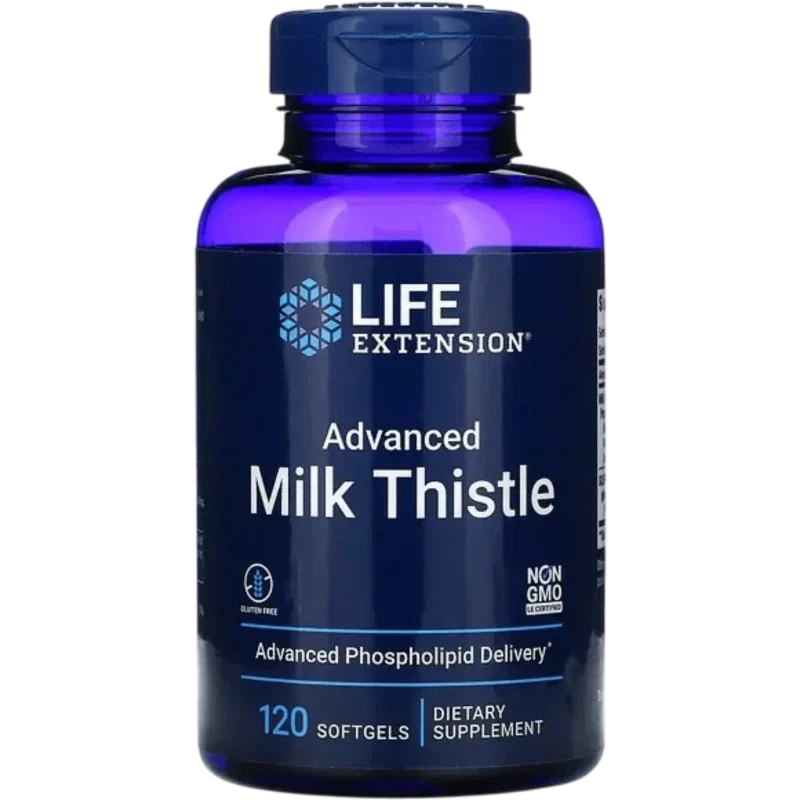 LIFE EXTENSION Suplementos Life Extension, Cardo Mariano Avanzado (120 softgels)