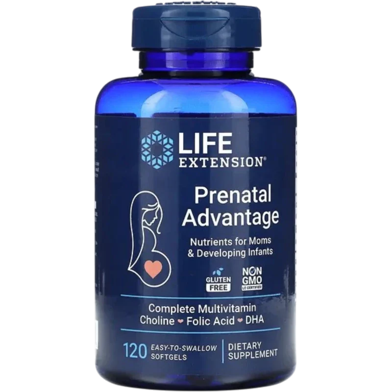 LIFE EXTENSION Vitamina Life Extension, Complejo Prenatal (120 softgels)
