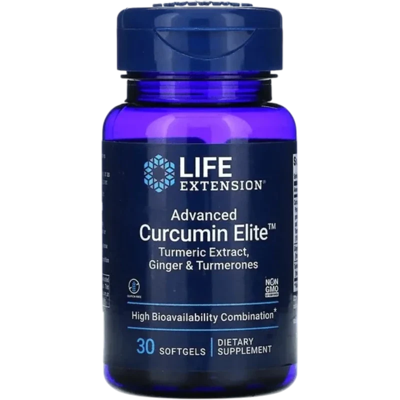 LIFE EXTENSION Herbal Life Extension, Extracto Avanzado de Cúrcuma Curcumin Elite (30 softgels)