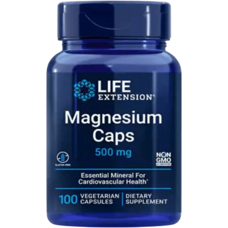 LIFE EXTENSION Mineral Life Extension, Magnesio 500 mg (100 cápsulas)