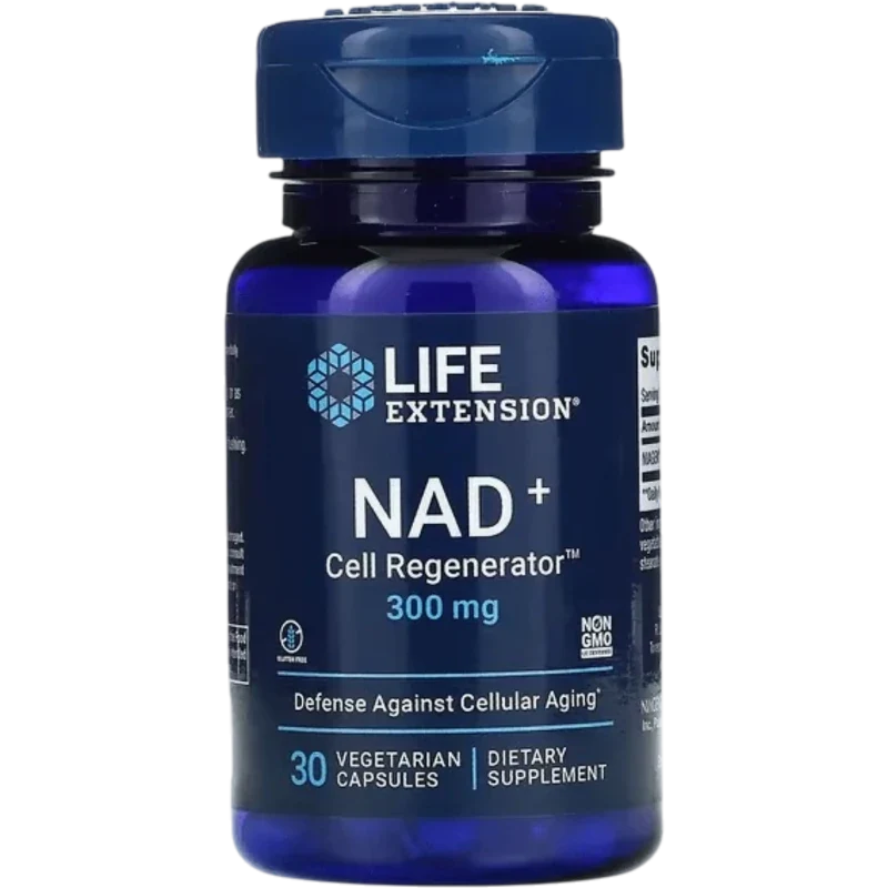 LIFE EXTENSION Suplemento Longevidad Life Extension, NAD+ Regenerador Celular 300 mg (30 cápsulas)