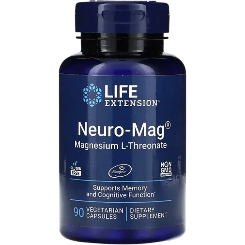 LIFE EXTENSION Mineral Life Extension, Neuro-mag® Magnesio L-Treonato (90 cápsulas)