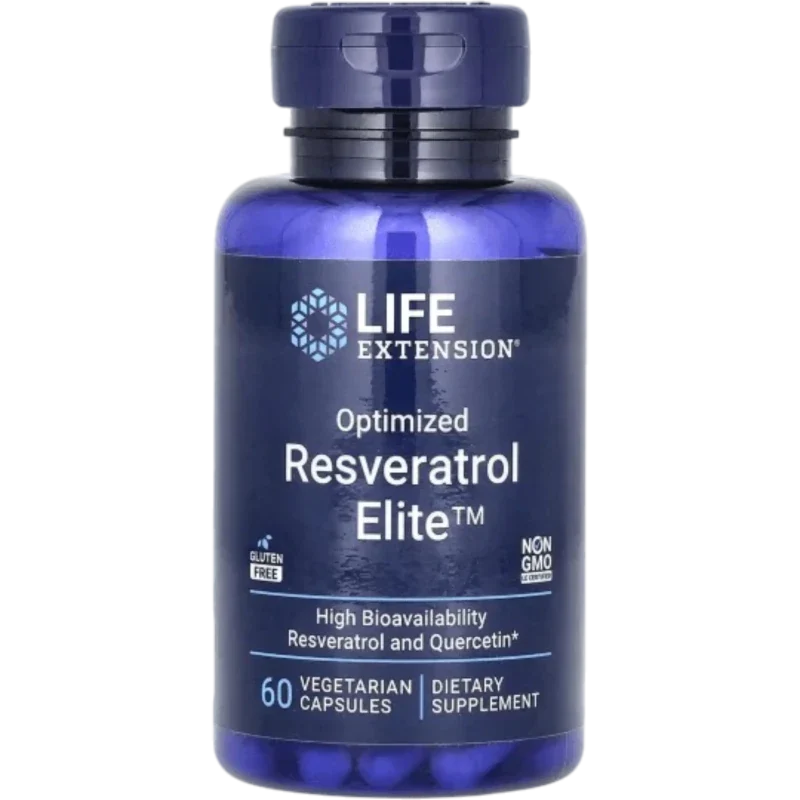 LIFE EXTENSION Herbal Life Extension, Resveratrol Optimizado Elite™ (60 cápsulas)