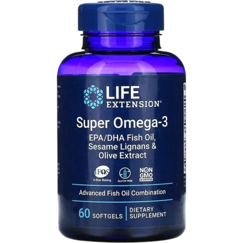 LIFE EXTENSION Omega Life Extension, Súper Omega-3 EPA/DHA (60 softgels)
