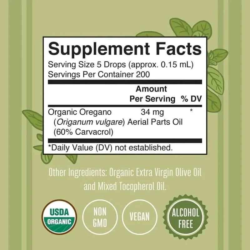 MARY RUTH'S SUPLEMENTO Mary Ruth's, Aceite de Orégano Orgánico (1 fl oz/30 ml)