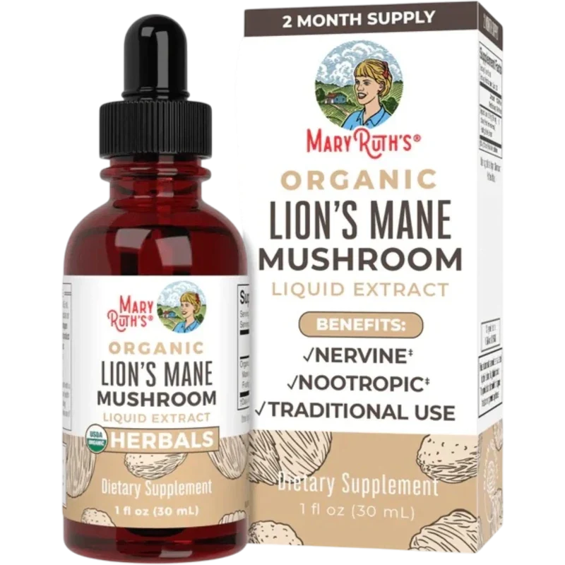 MARY RUTH'S Suplementos Mary Ruth's, Hongo Melena de León Orgánica (30 ml)