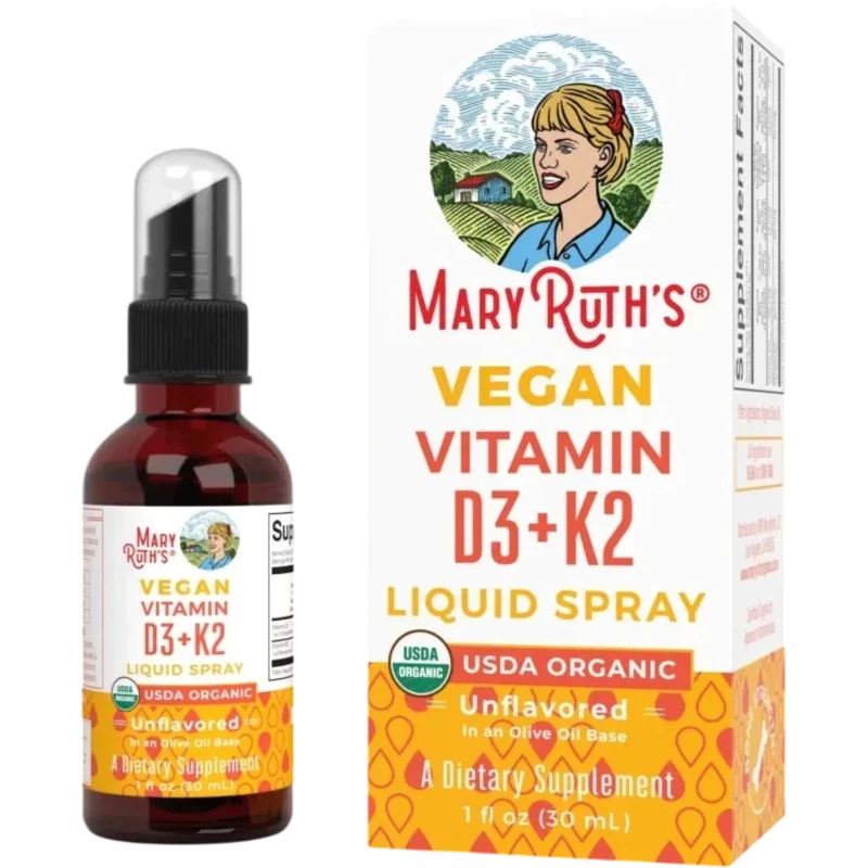MARY RUTH'S Vitamina Mary Ruth's, D-3 y K-2 Spray Orgánico (1 fl oz/30 ml)