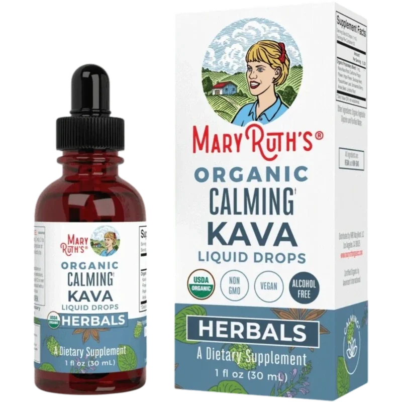 MARY RUTH'S Herbal Mary Ruth's, Calmantes de Kava Orgánica (1 fl oz/30 ml)