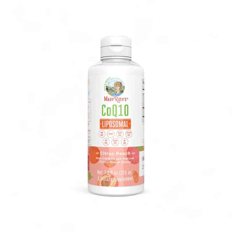 MARY RUTH'S Suplementos Mary Ruth's, CoQ10 Liposomal Sabor Melocotón Cítrico (7.5 fl oz/225 ml)