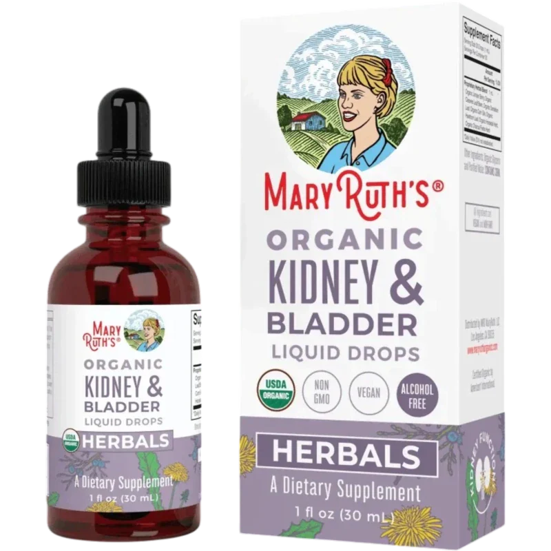 MARY RUTH'S Herbal Mary Ruth's, Gotas Herbales Orgánicas para Riñón y Vejiga (1 fl oz/30 ml)