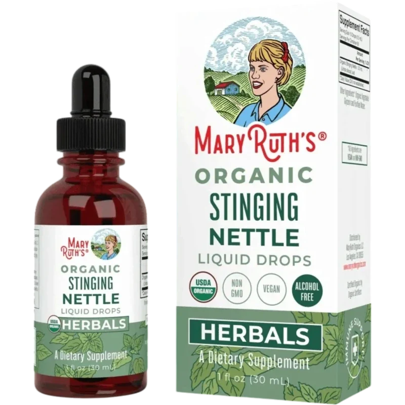 MARY RUTH'S Suplemento Hormonal Mary Ruth's, Hoja de Ortiga Orgánica (30 ml)