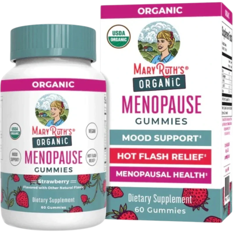 MARY RUTH'S Vitamina Mary Ruth's, Menopausia Sabor Fresa (60 gomitas)