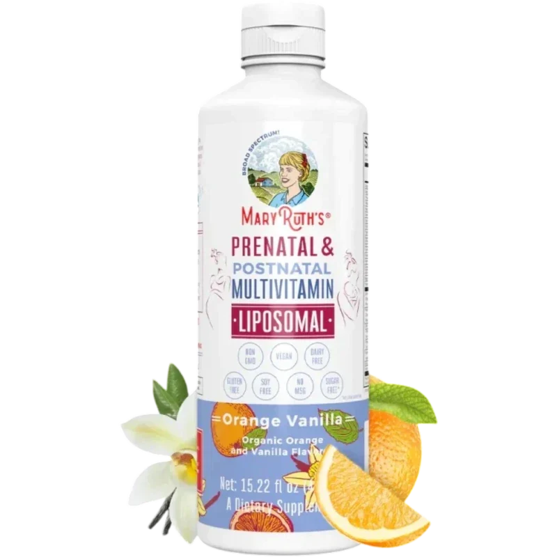 MARY RUTH'S Vitamina Mary Ruth's, Multivitamínico Liposomal Prenatal y Posnatal (15.22 fl oz/450.10 ml)