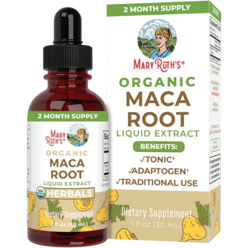 MARY RUTH'S Suplementos Mary Ruth's, Raíz de Maca Orgánica 590 mg (1 fl oz/30 ml)