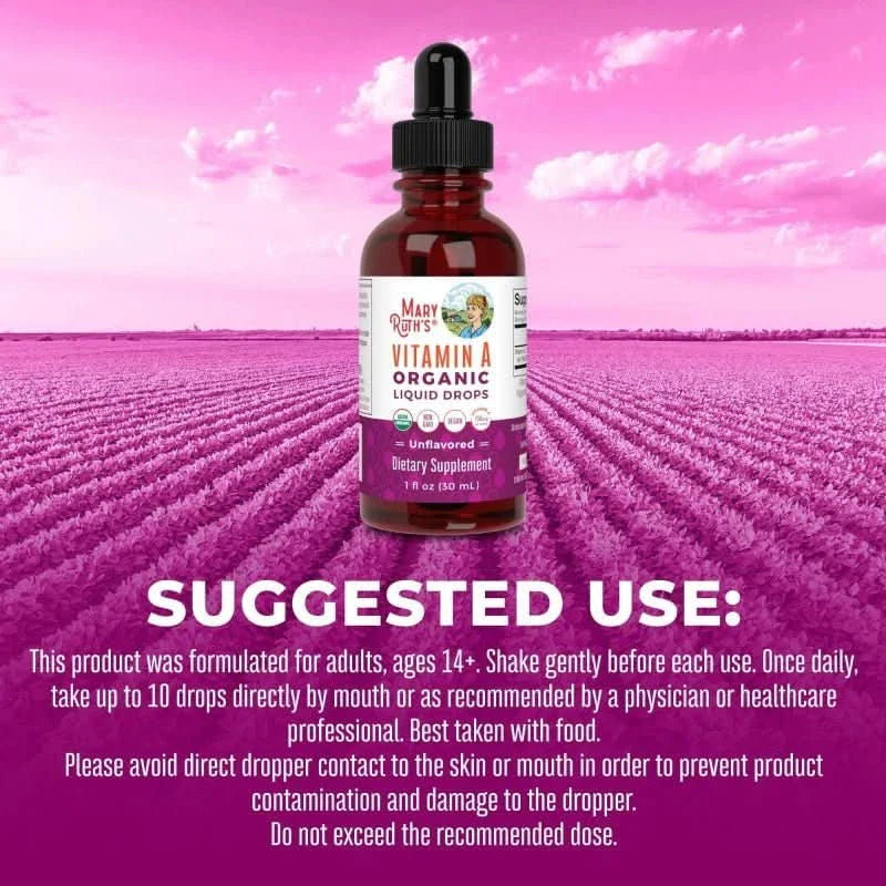 MARY RUTH'S SUPLEMENTOS Mary Ruth's, Vitamina A Orgánica (1 fl oz/30 ml)