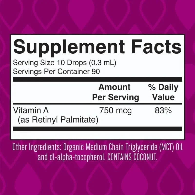 MARY RUTH'S SUPLEMENTOS Mary Ruth's, Vitamina A Orgánica (1 fl oz/30 ml)