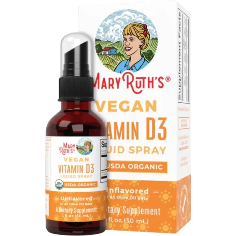 MARY RUTH'S Vitamina Mary Ruth's, Vitamina D-3 Orgánica 800 UI (1 fl oz/ 30 ml)
