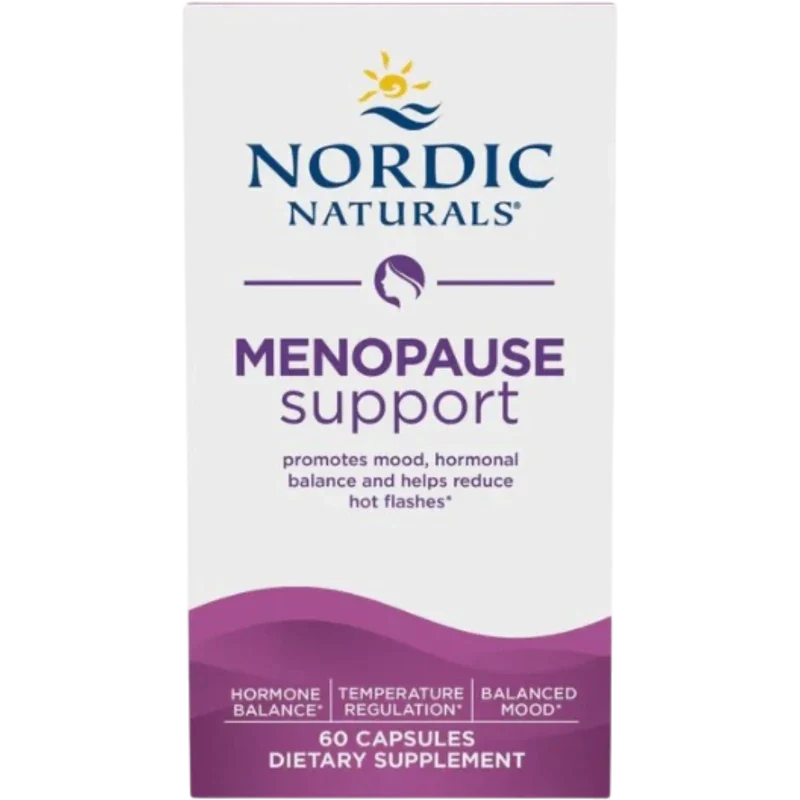 NORDIC NATURALS Suplemento Hormonal Nordic Naturals, Apoyo a la Menopausia (60 cápsulas)