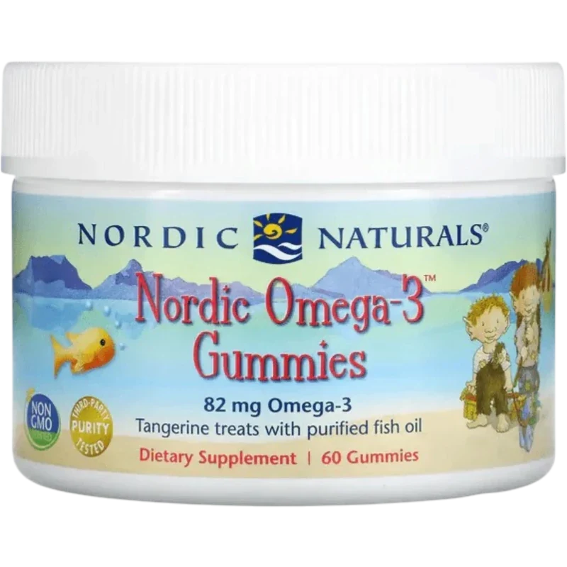 NORDIC NATURALS Omega Nordic Naturals, Omega-3 82 mg Sabor Mandarina (60 gomitas)