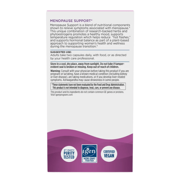 NORDIC NATURALS Suplementos , Mujeres Nordic Naturals, Apoyo a la Menopausia (60 cápsulas)