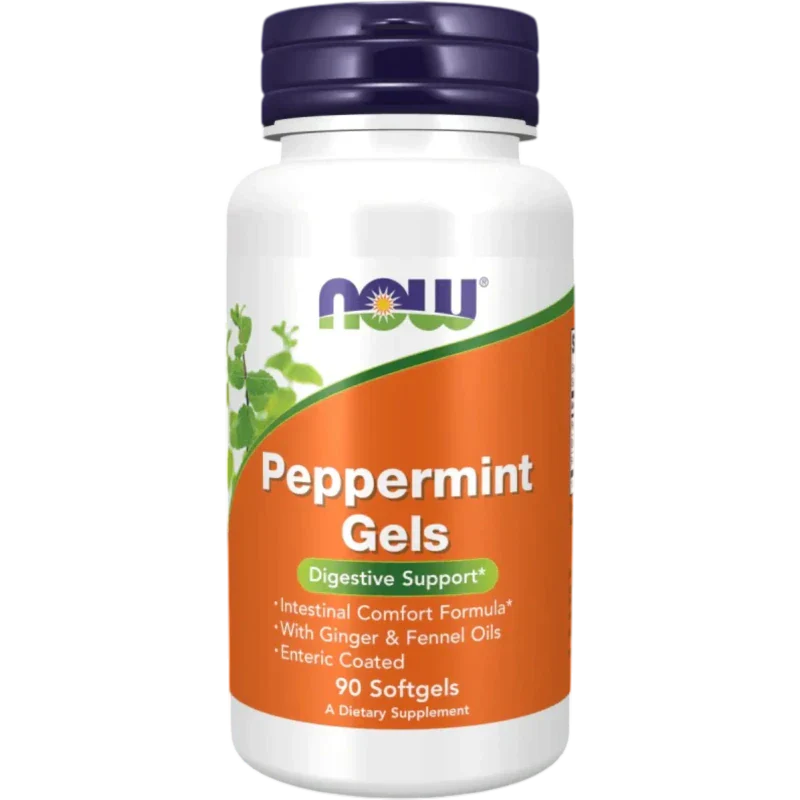 NOW Vitamina Now Foods, Cápsulas de Gel de Menta (90 softgels)