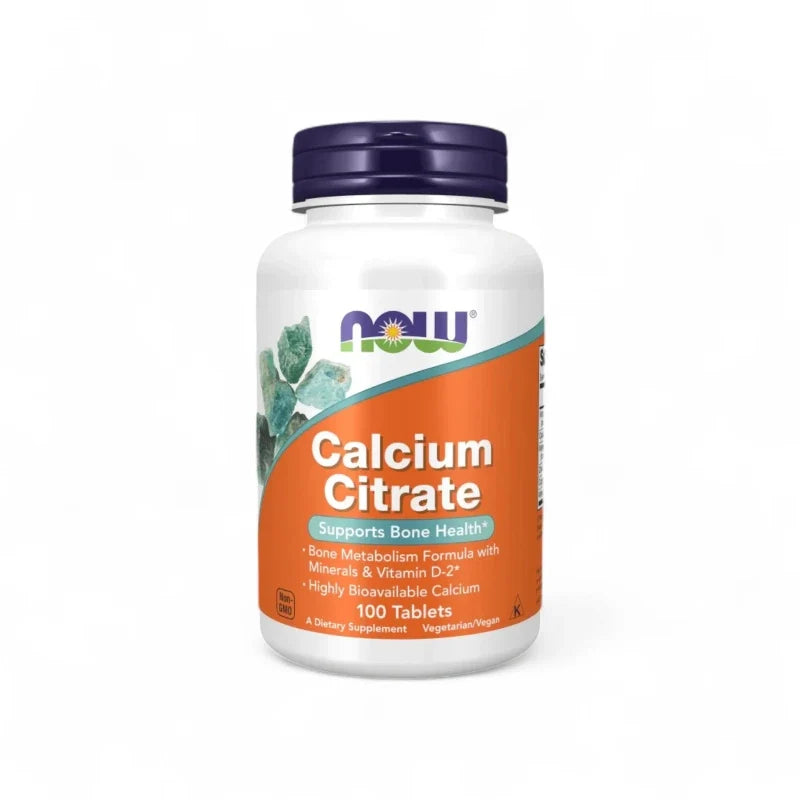 NOW Suplementos Now Foods, Citrato de Calcio 600 mg (100 tabletas)