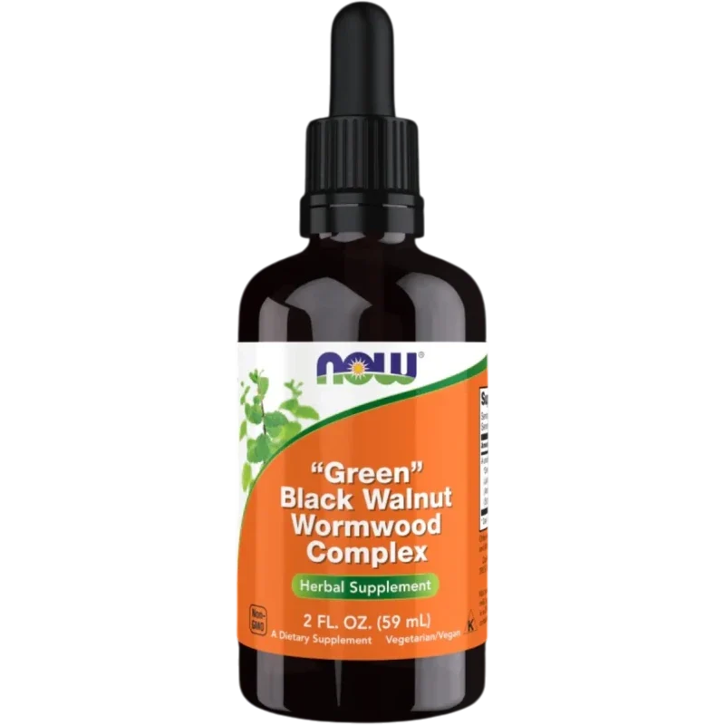 NOW Herbal Now Foods, Complejo "Verde" de Ajenjo de Nogal Negro (59 ml)