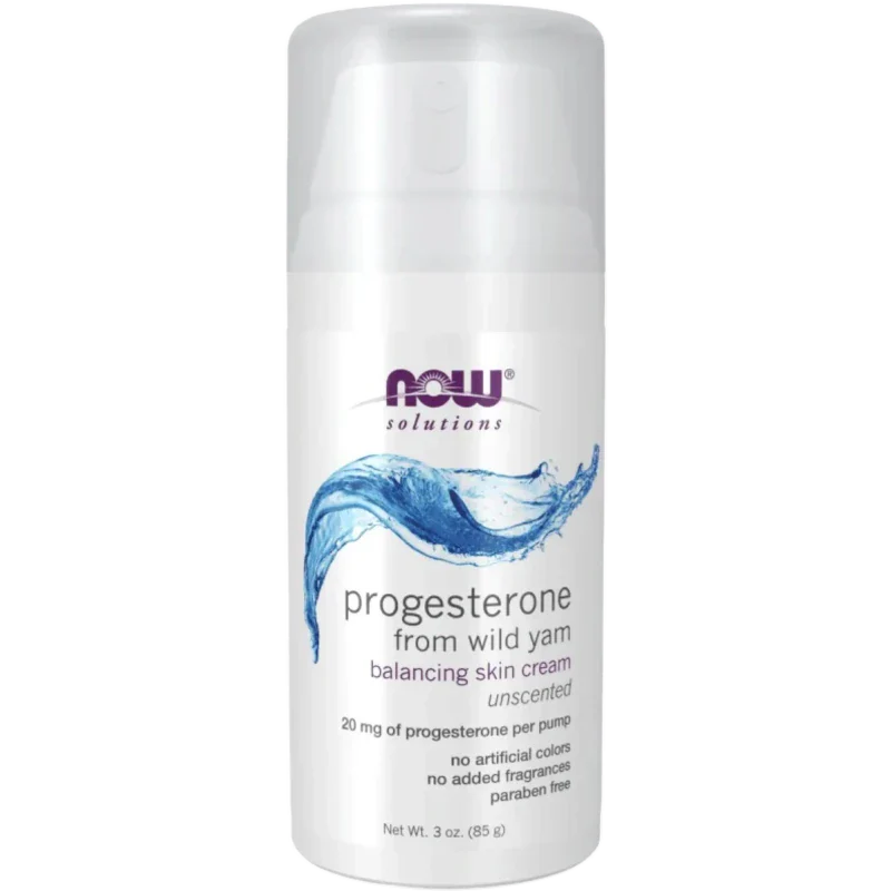 NOW Suplemento Hormonal Now Foods, Crema para Piel con Progesterona 85 g