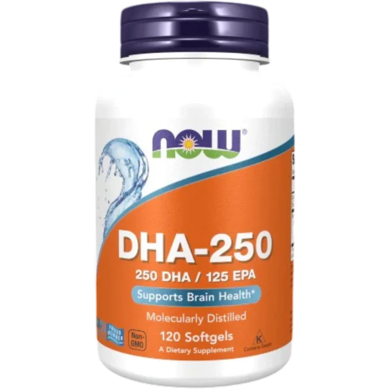 NOW Omega Now Foods, DHA-250 (120 cápsulas)