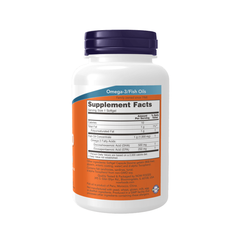 NOW SUPLEMENTOS Now Foods, DHA-500 Doble Potencia (90 softgels)