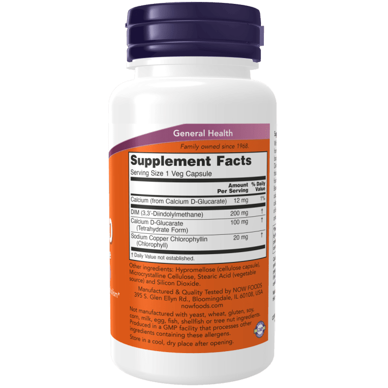 NOW Now Foods, Dim 200 Diindolilmetano (90 cápsulas)