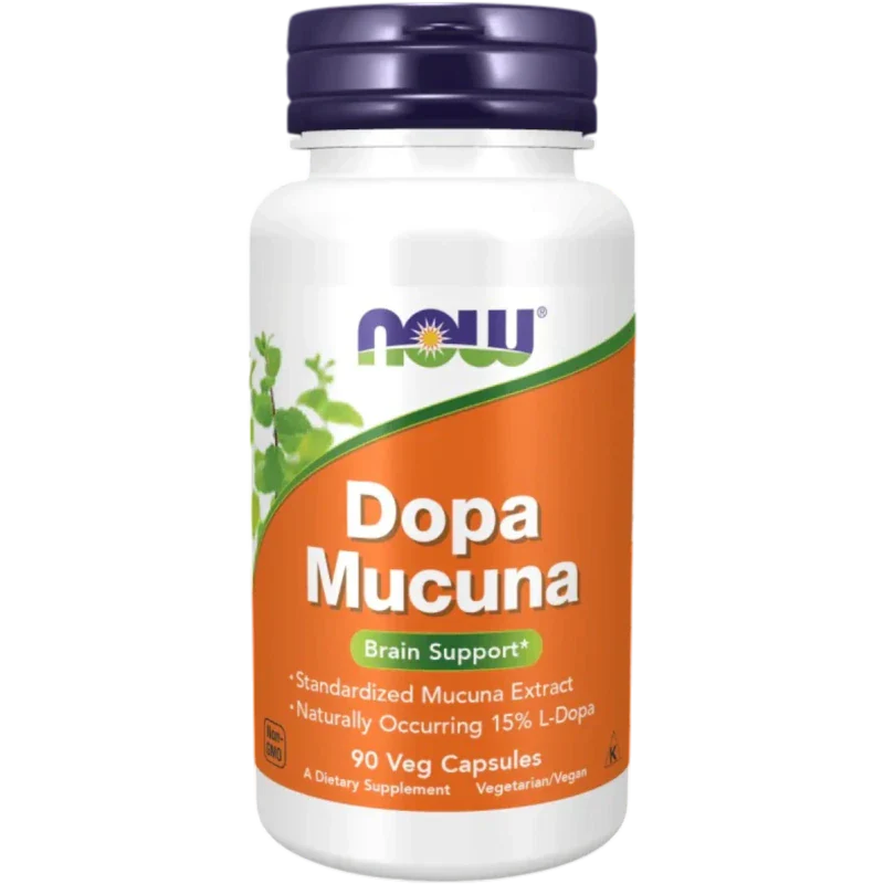 NOW Herbal Now Foods, Dopa Mucuna 120 mg (90 cápsulas)