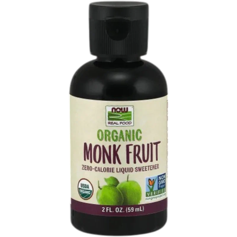 NOW Suplemento Now Foods, Endulzante Orgánico de Fruto del Monje (2 fl oz/59 ml)