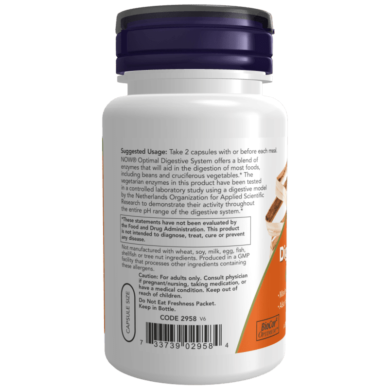 NOW SUPLEMENTOS Now Foods, Enzimas Digestivas Espectro Completo (90 cápsulas)