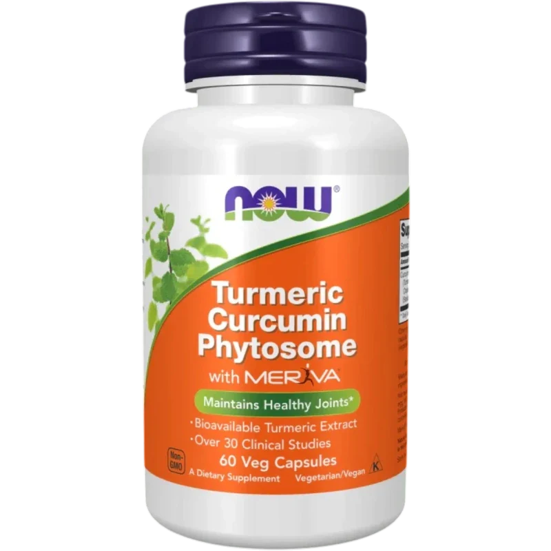 NOW Herbal Now Foods, Extracto de Cúrcuma Biodisponible (60 cápsulas)