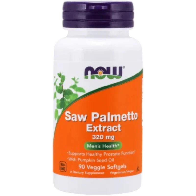 NOW Herbal Now Foods, Extracto de Saw Palmetto 320 mg (90 softgels)