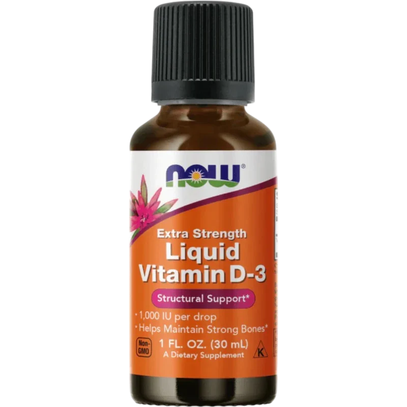 NOW Vitamina Now Foods, Extracto de Vitamina D-3 1,000 UI (1 fl oz/30 ml)