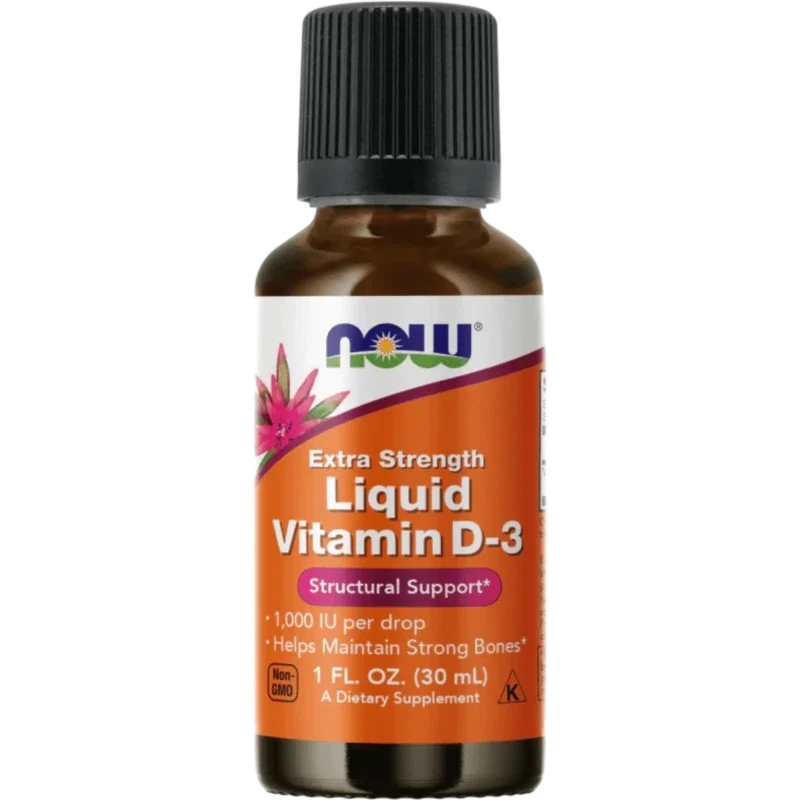 NOW Vitamina Now Foods, Extracto de Vitamina D-3 1,000 UI (1 fl oz/30 ml)