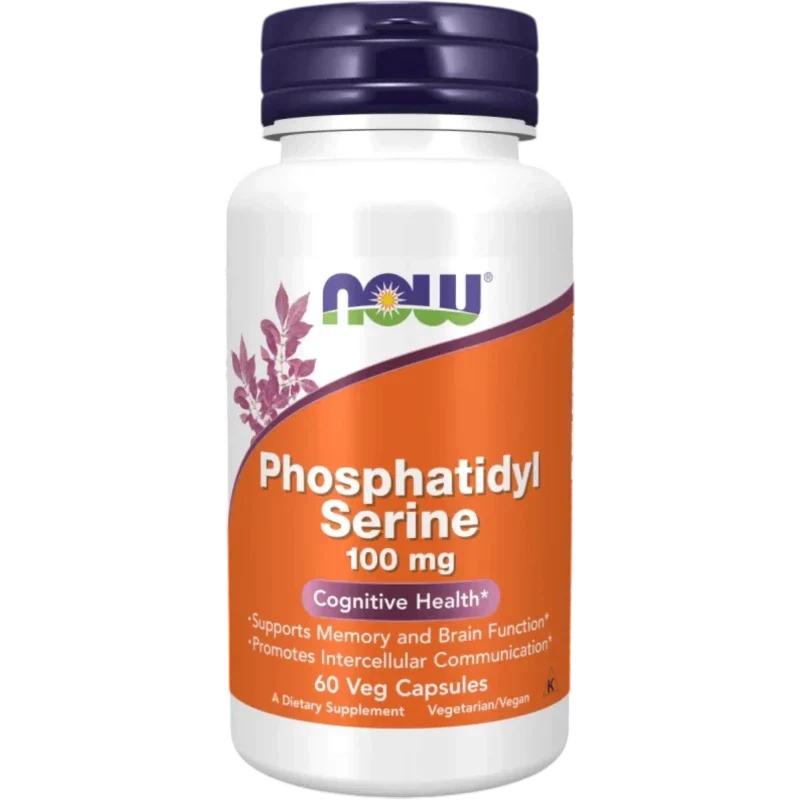NOW Vitamina Now Foods, Fosfatidil Serina 100 mg (60 cápsulas)