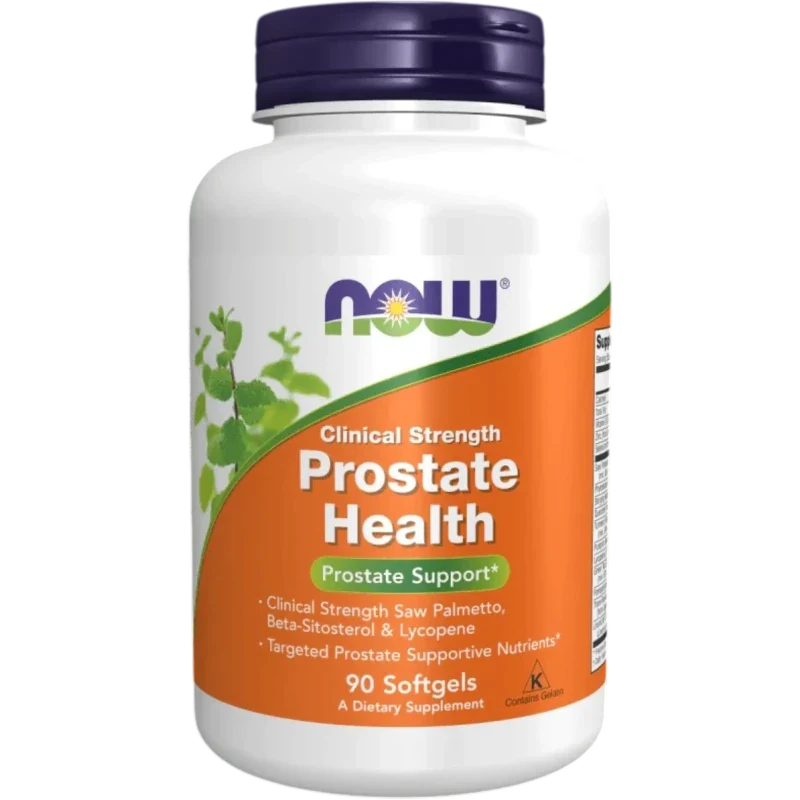 NOW Suplemento Hormonal Now Foods, Fuerza Clínica para la Salud de la Próstata (90 softgels)