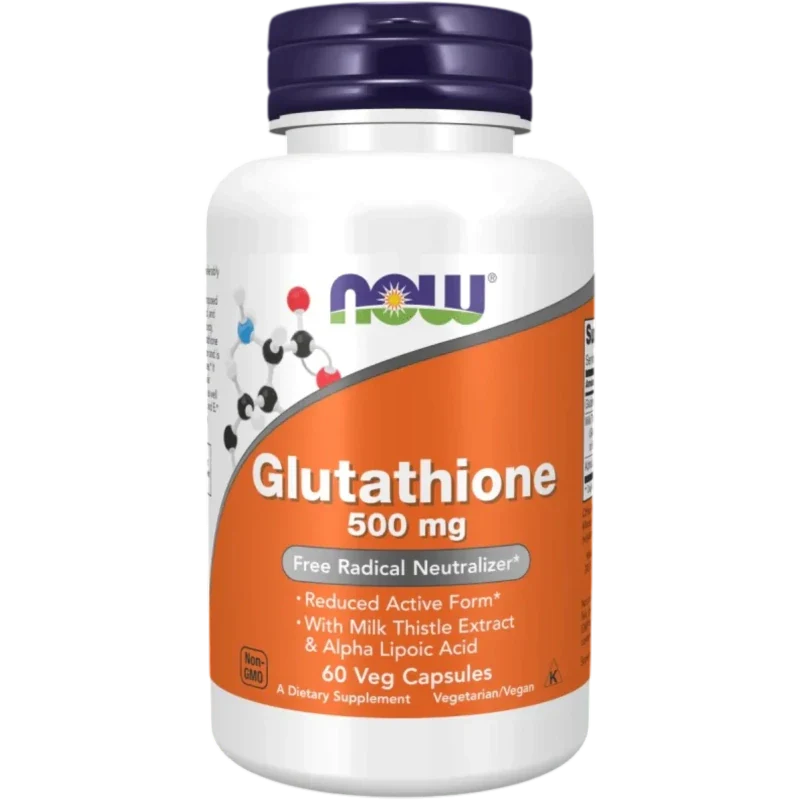 NOW Antioxidante Now Foods, Glutatión 500 mg (60 cápsulas)