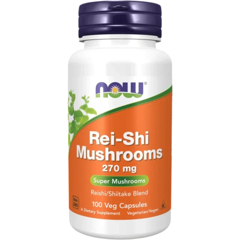NOW Suplementos Now Foods, Hongo Reishi 270 mg (100 cápsulas)