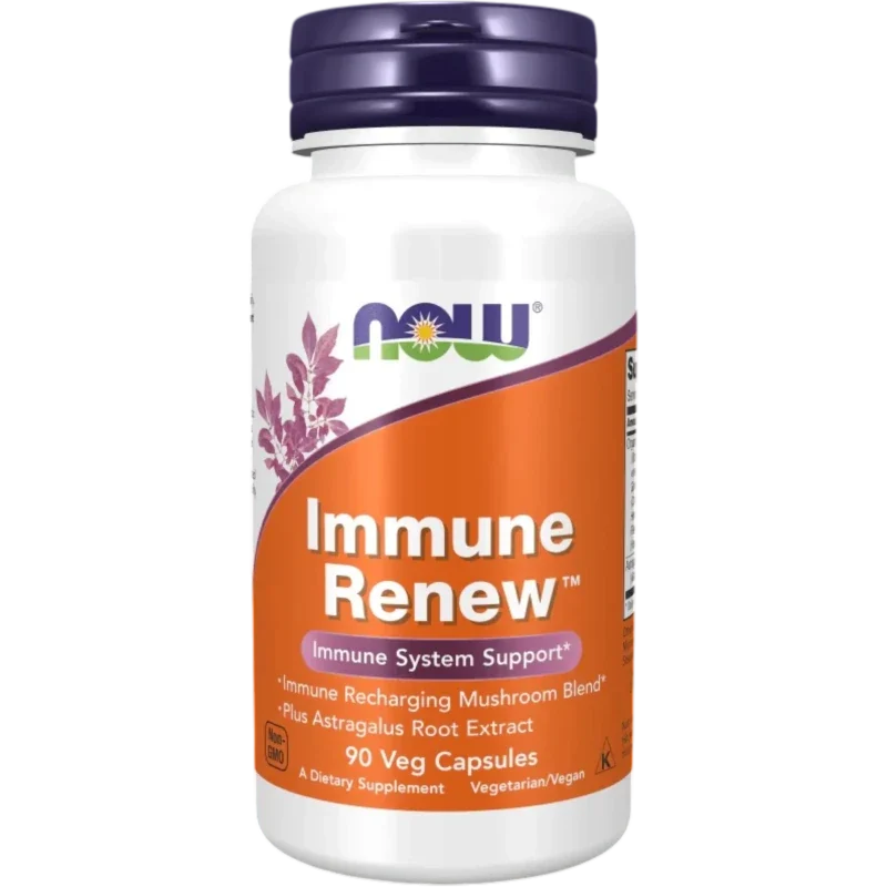 NOW Herbal Now Foods, Immune Renew™ Apoyo al Sistema Inmune 200 mg (90 cápsulas)