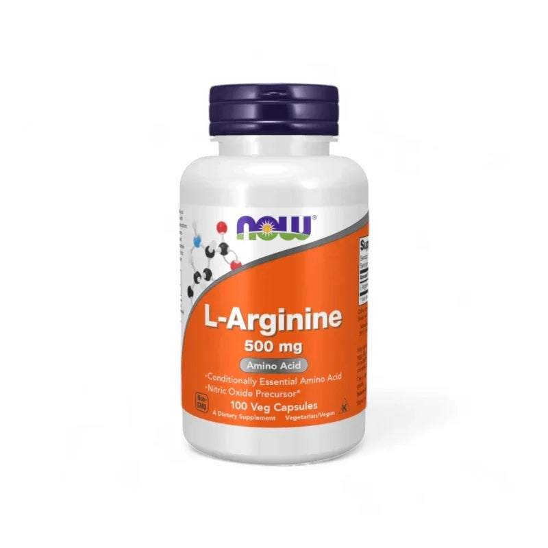 NOW Aminoácido Now Foods, L- Arginina 500 mg (100 cápsulas)